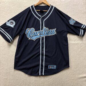 VTG UNC North Carolina Tar Heels Baseball Jersey Mens XXL Colosseum Athletics
